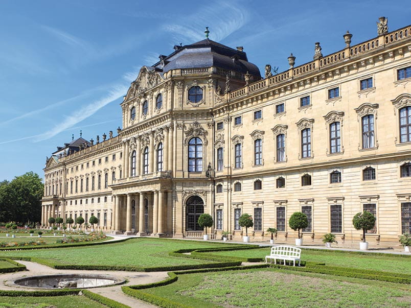 The Residence Palace in Würzburg, Germany